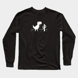 Pixel Dino Long Sleeve T-Shirt